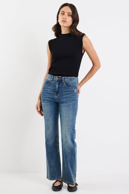 Mason | Classic High Rise Soft Flare Jeans