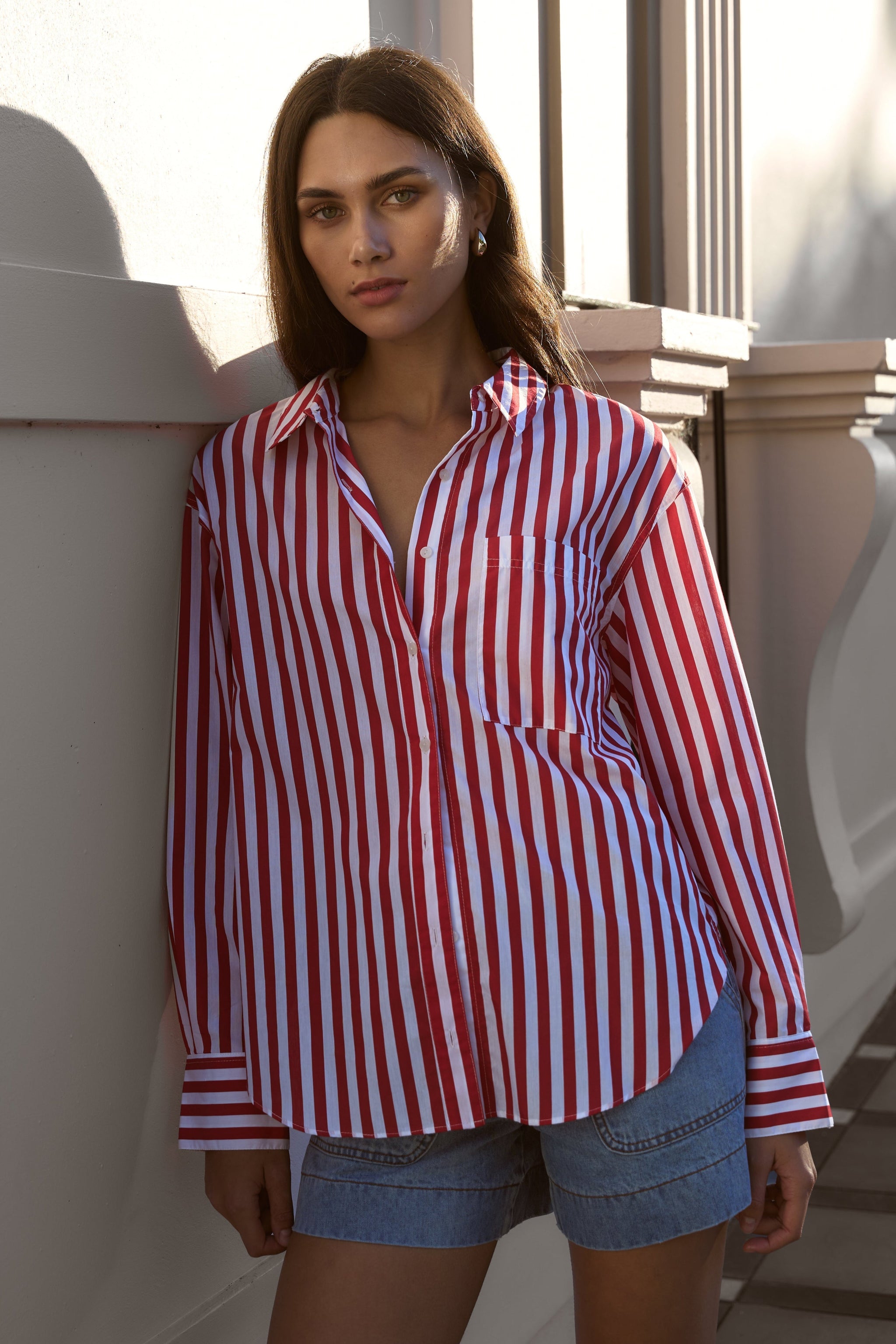 Mason | Comfortable Oversized Stripe Shirt