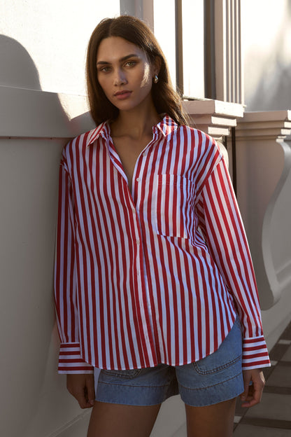 Mason | Comfortable Oversized Stripe Shirt