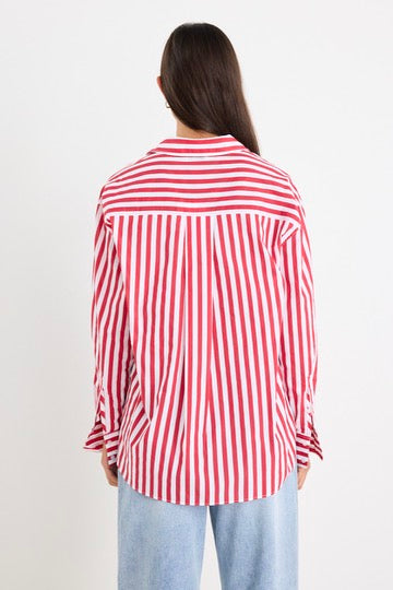 Mason | Comfortable Oversized Stripe Shirt
