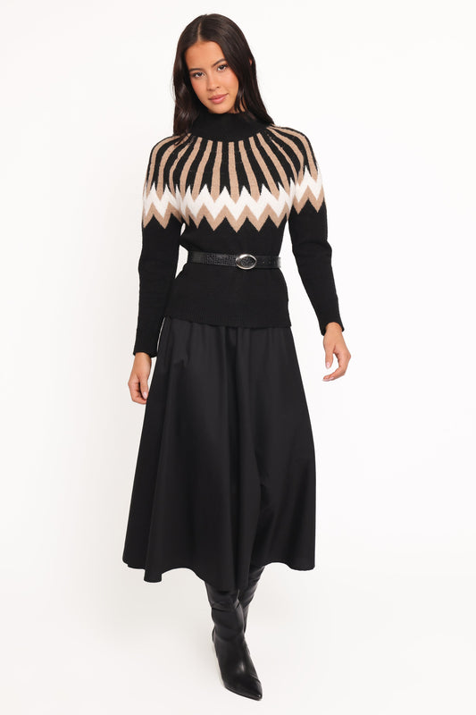 Mason | Cozy Festive Mockneck Sweater for Women