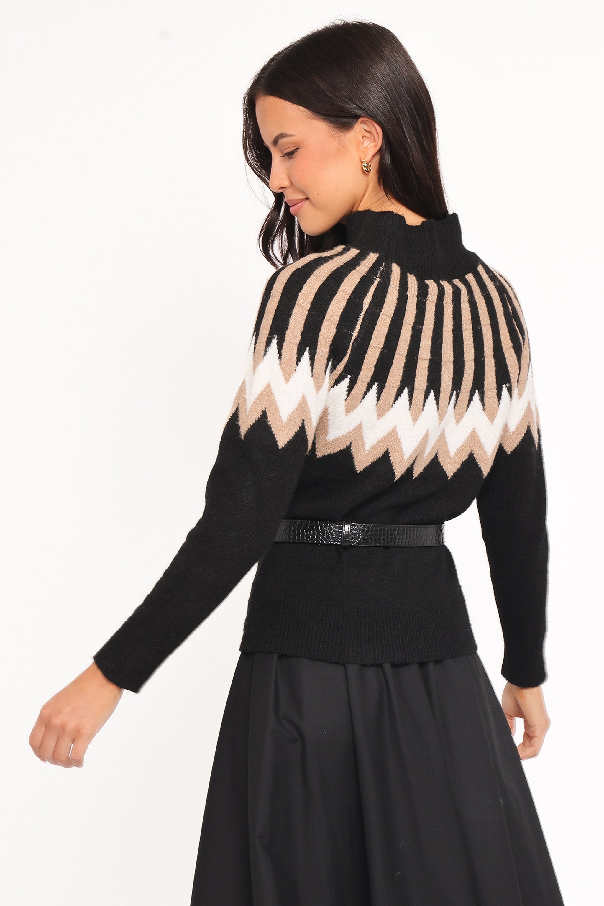 Mason | Cozy Festive Mockneck Sweater for Women