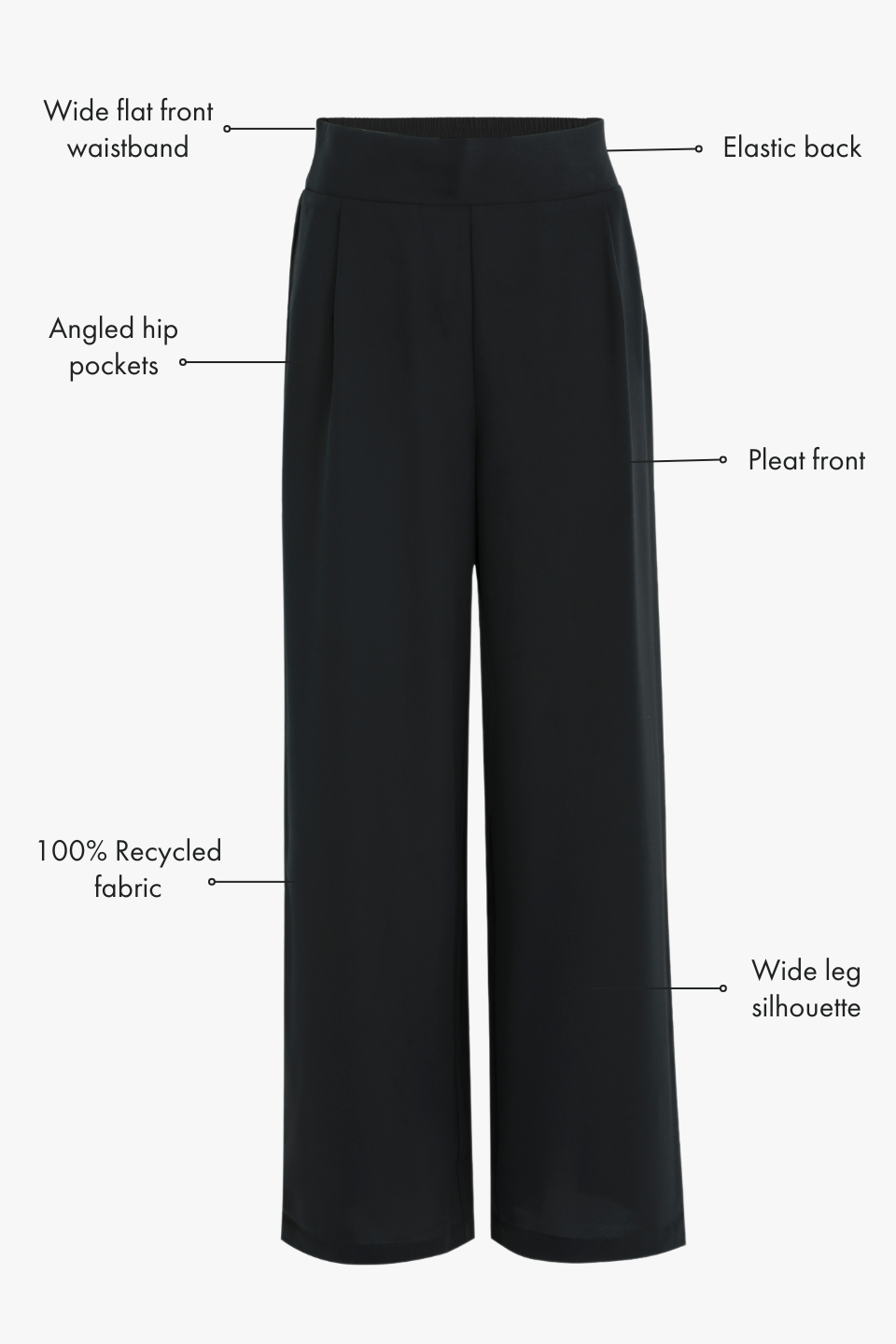 Mason | Eco-Friendly Stylish Wide Leg Pants