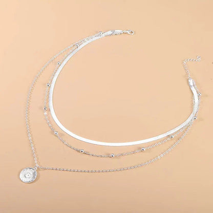 Gold Triple Layer Necklace