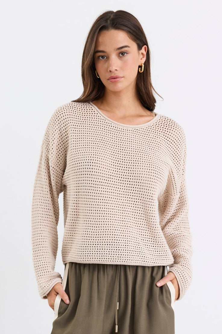 Mason | Lightweight Crochet Knit Jumper