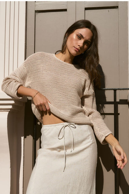 Mason | Lightweight Crochet Knit Jumper
