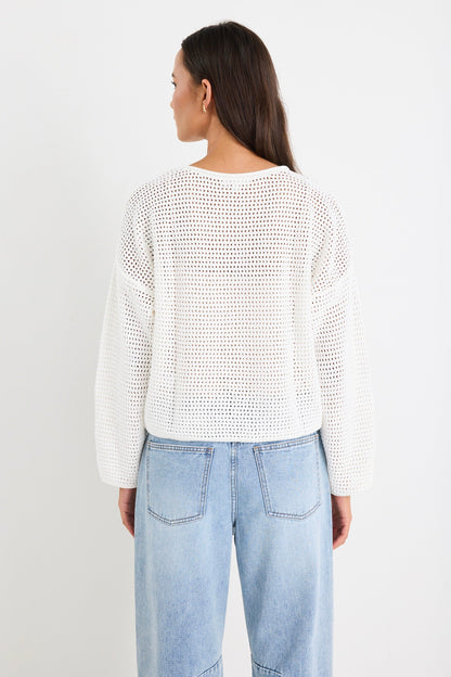Mason | Lightweight Crochet Knit Jumper