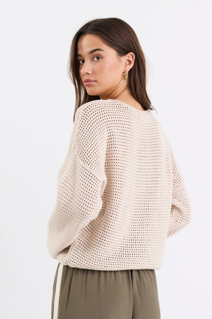 Mason | Lightweight Crochet Knit Jumper