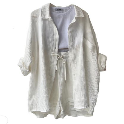 Mason | Lightweight Relaxed Shirt and Shorts Set