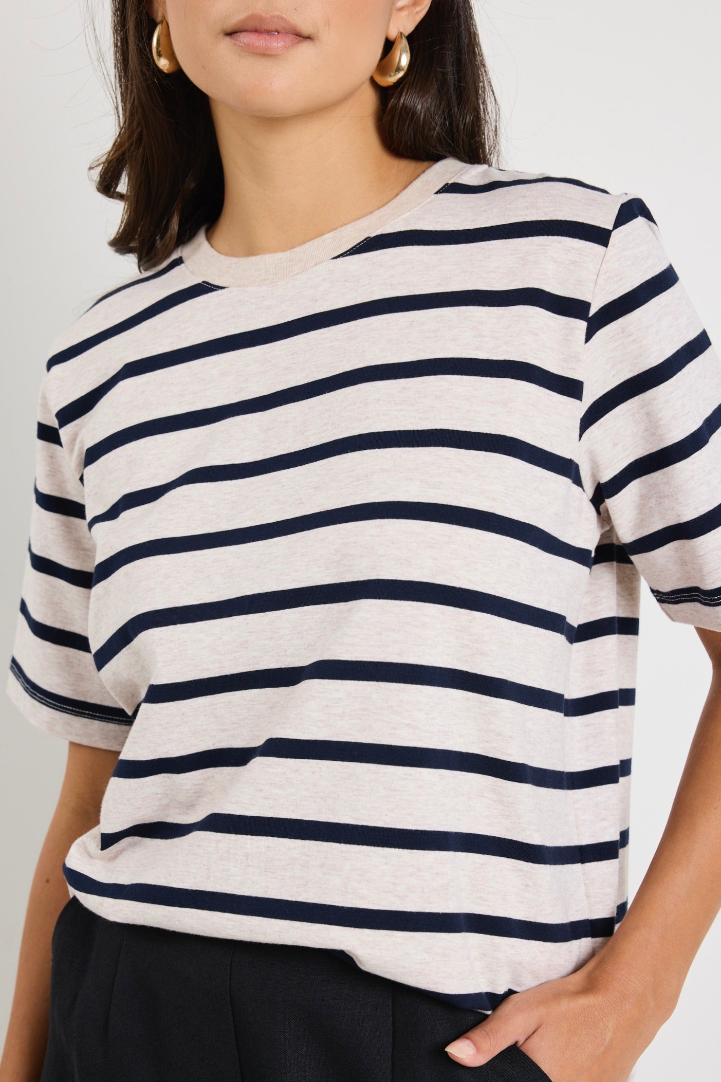 Mason | Oversized Comfortable Striped Tee
