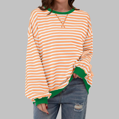 Mason | Playful Striped Cotton Blend Jumper