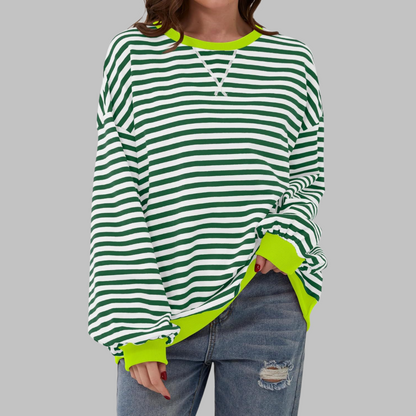 Mason | Playful Striped Cotton Blend Jumper
