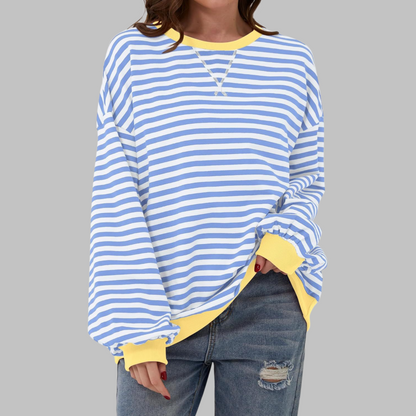 Mason | Playful Striped Cotton Blend Jumper