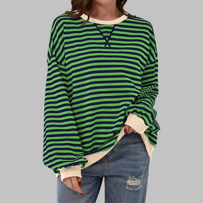 Mason | Playful Striped Cotton Blend Jumper