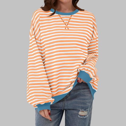 Mason | Playful Striped Cotton Blend Jumper