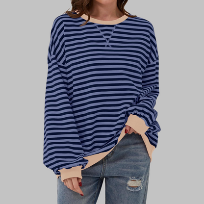 Mason | Playful Striped Cotton Blend Jumper