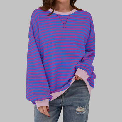 Mason | Playful Striped Cotton Blend Jumper