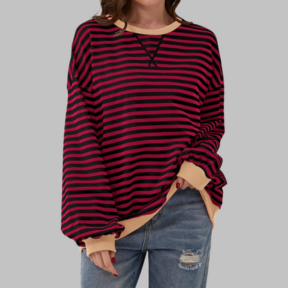 Mason | Playful Striped Cotton Blend Jumper