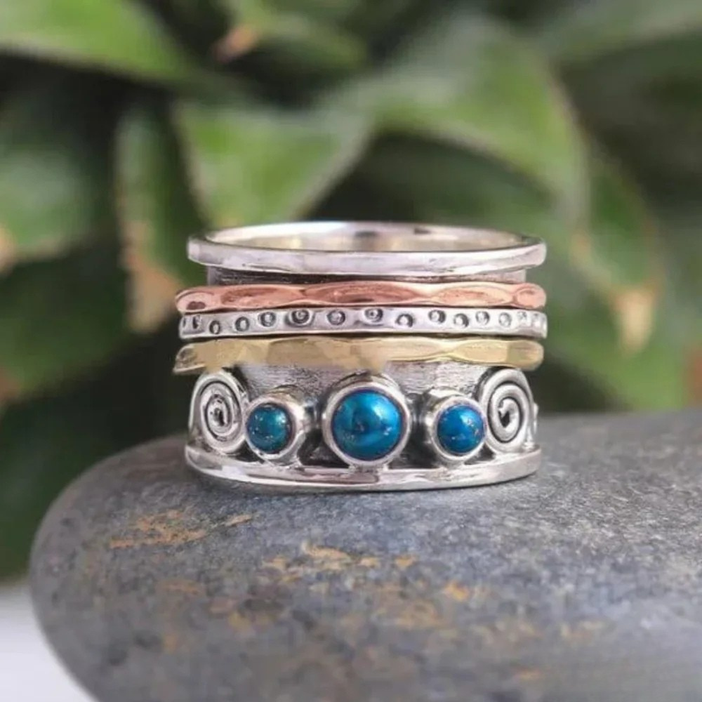 Mason | Radiant Elegant Sapphire Meditation Ring