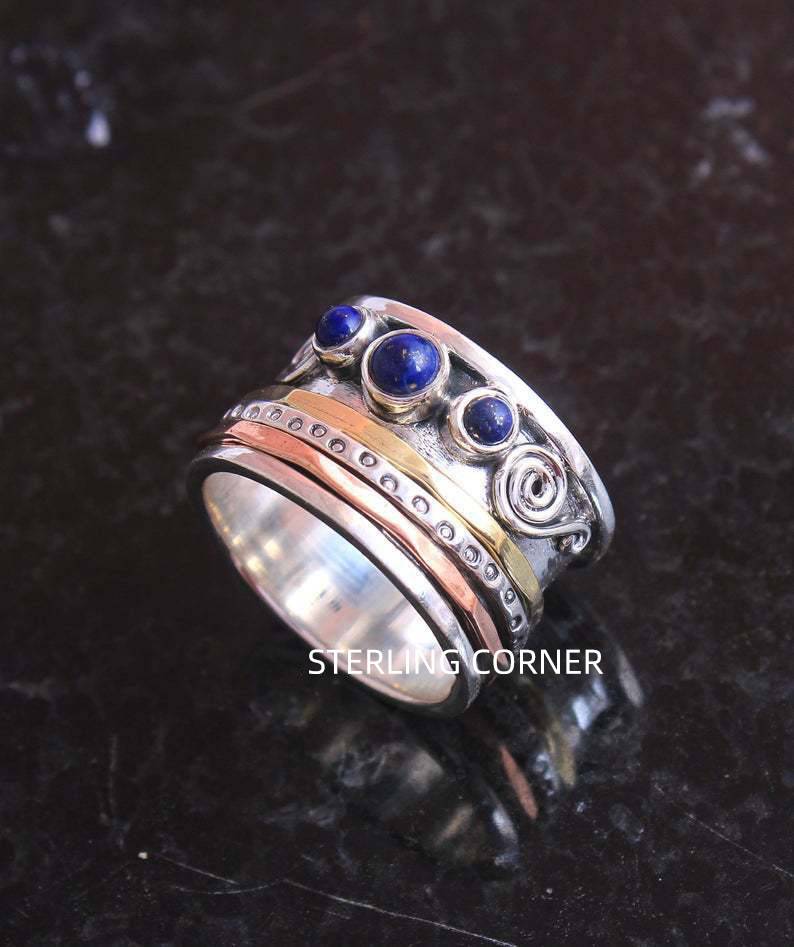 Mason | Radiant Elegant Sapphire Meditation Ring