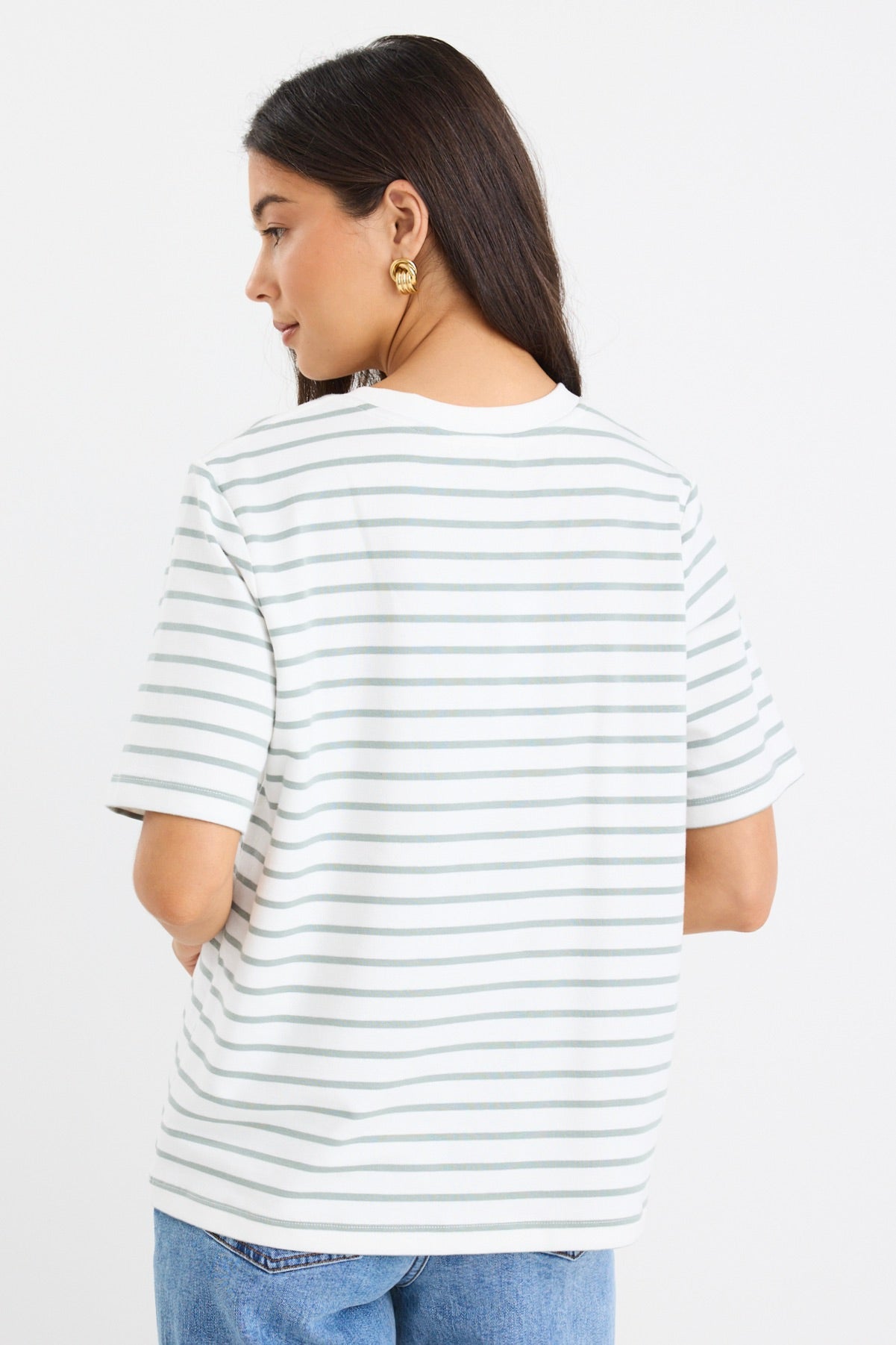 Mason | Relaxed Boxy Fit Striped Tee