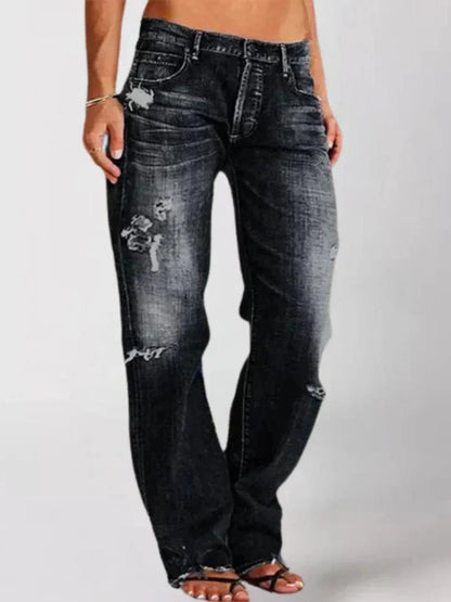 Mason | Stylish High-Waisted Distressed Jeans