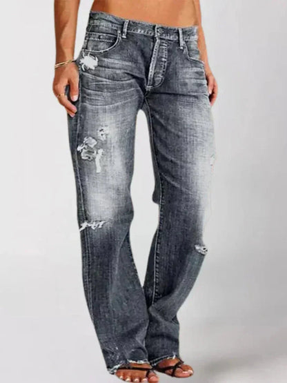 Mason | Stylish High-Waisted Distressed Jeans