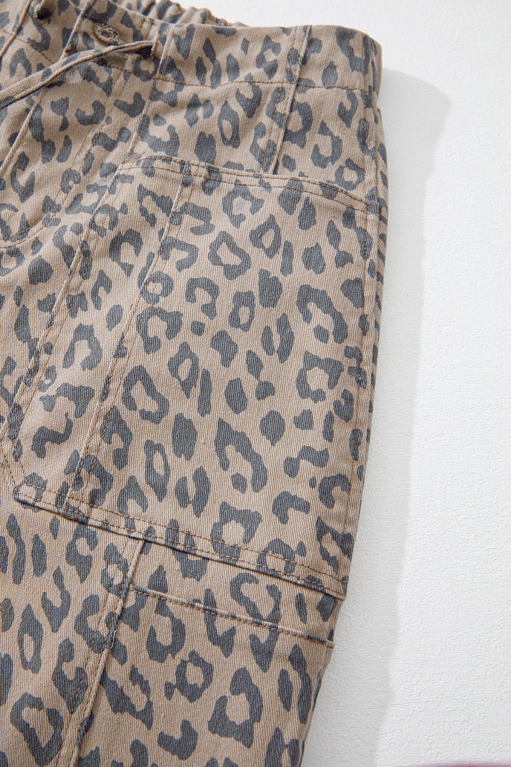Maya | Flowy Leopard Wide Leg Trousers for Women