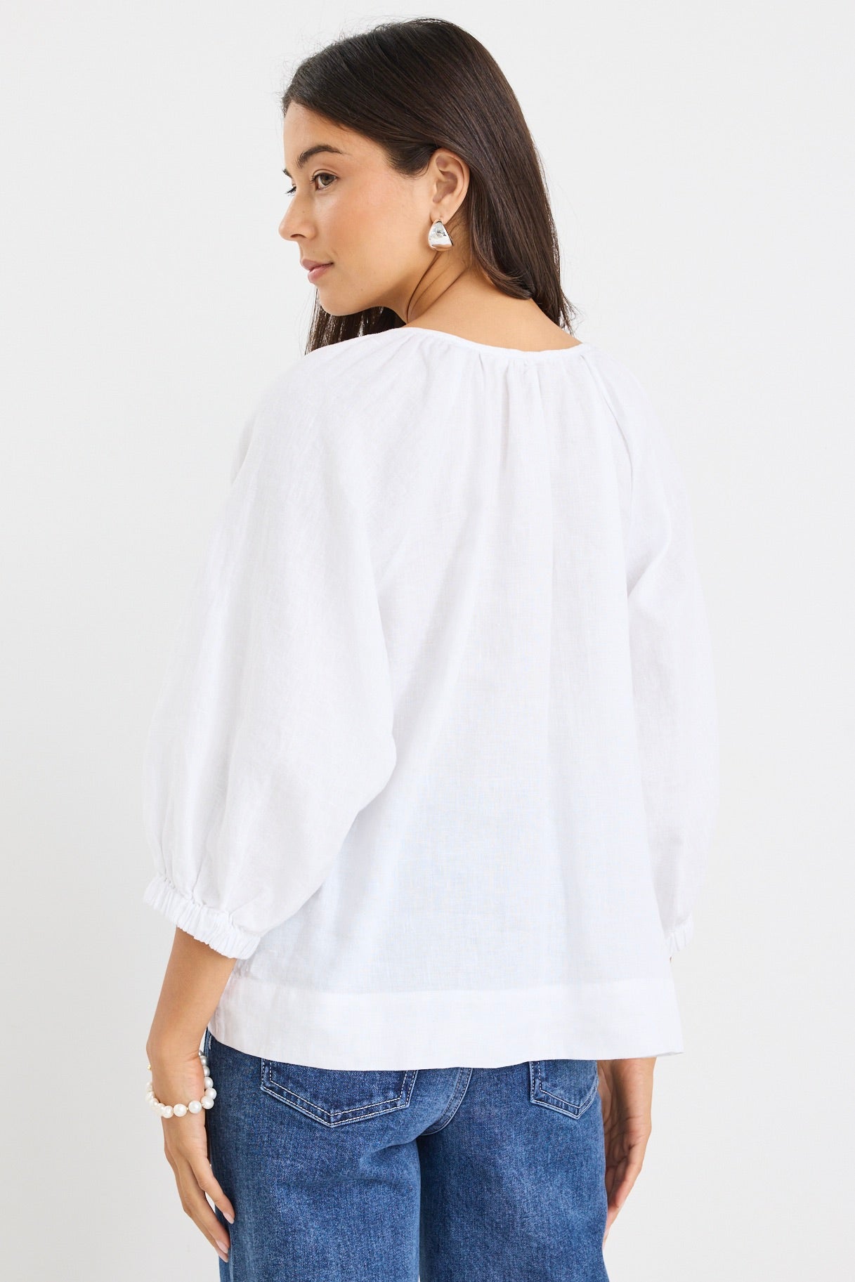 Maya | Stylish Lightweight Linen Blouse for Women