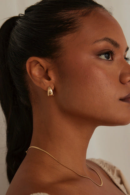 Mia | Bold Chunky Gold Earrings for Women