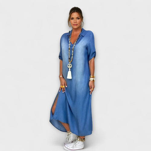 Mia | Casual Elegant Denim Look Dress