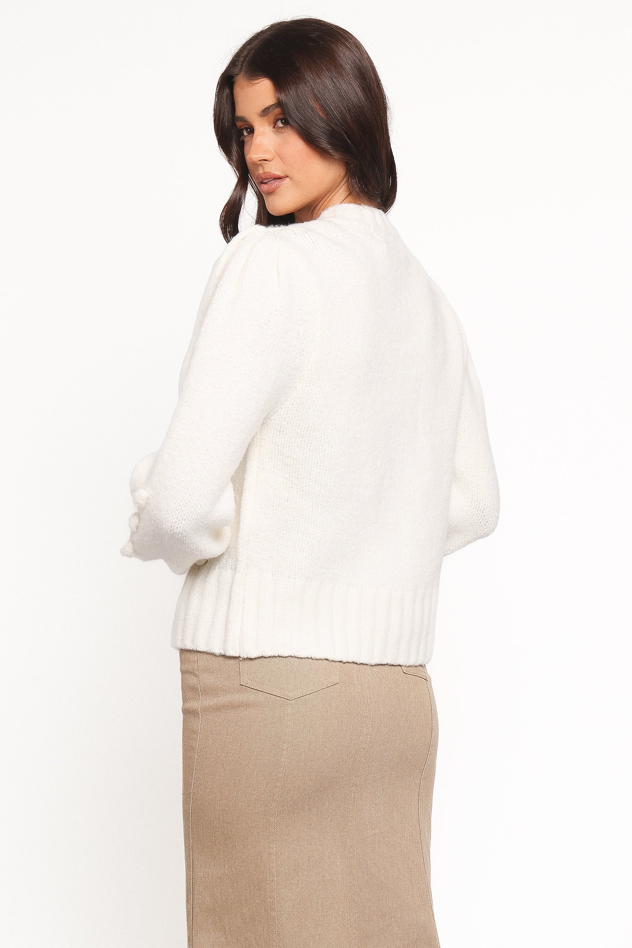 Mia | Charming Floral Knit Cardigan
