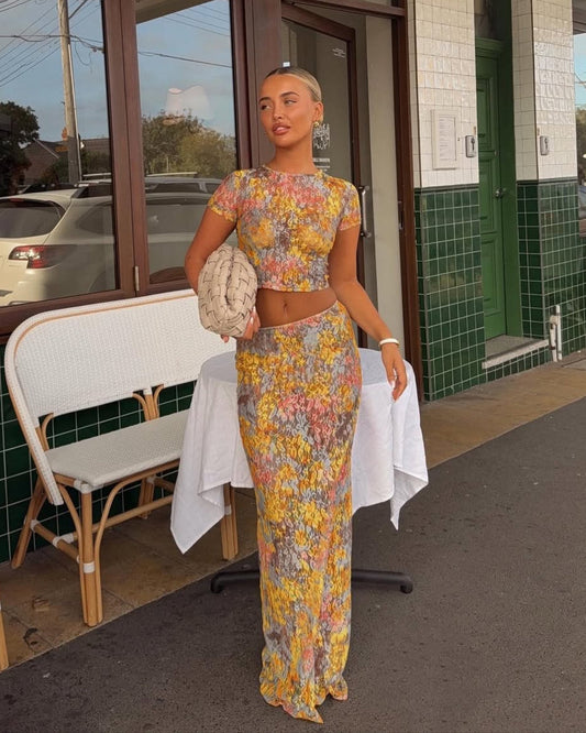 Mia | Chic Floral Maxi Dress for Women