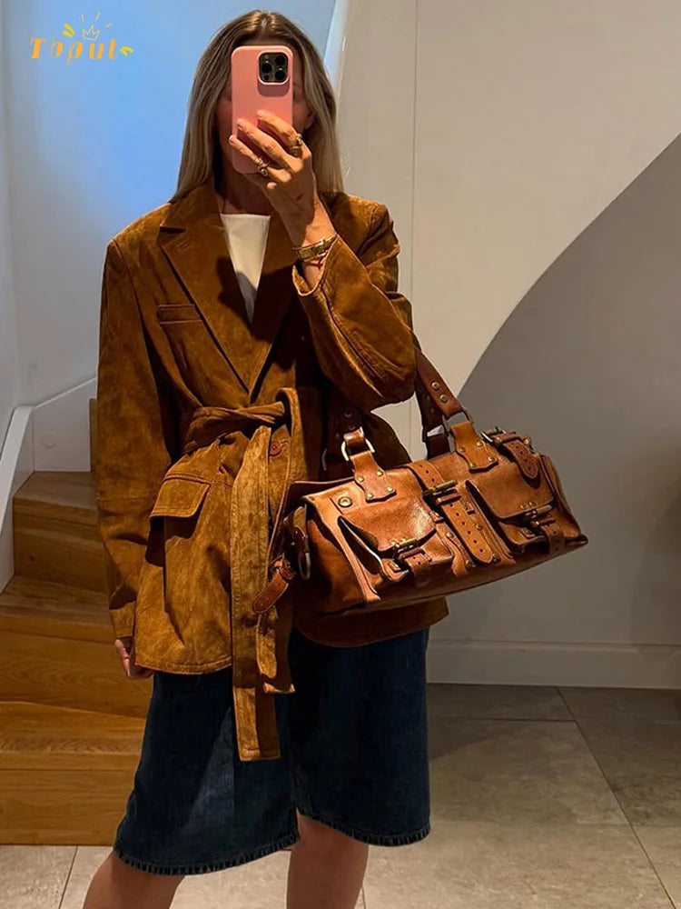 Mia | Chic Long Sleeve Belted Coat