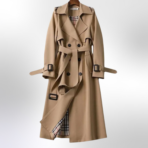 Mia | Classic Stylish Cotton Trench Coat for Women