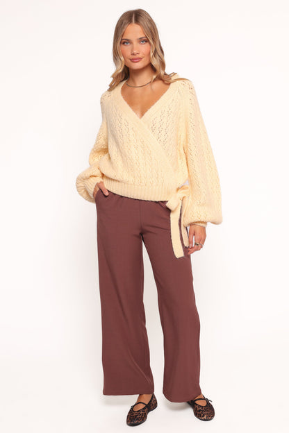 Mia | Cozy Elegant Wrap Knit Sweater