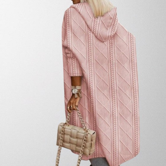 Mia | Cozy Extended Length Hooded Cardigan for Women