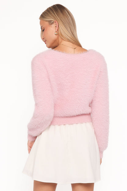Mia | Cozy Fluffy Cropped Cardigan