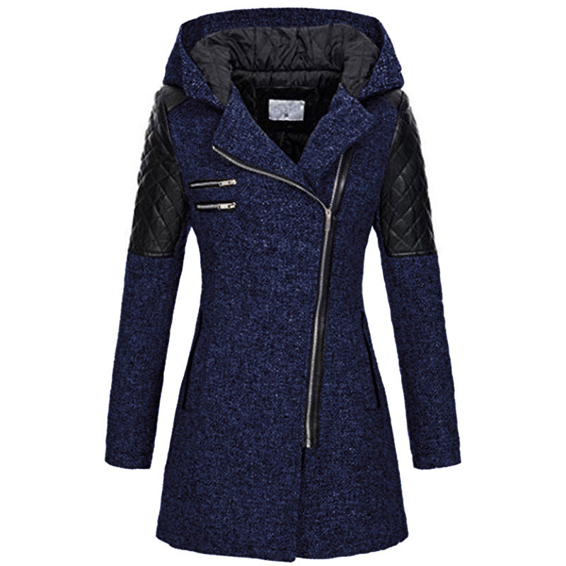 Mia | Cozy Mid-Length Black Puffer Jacket for Women