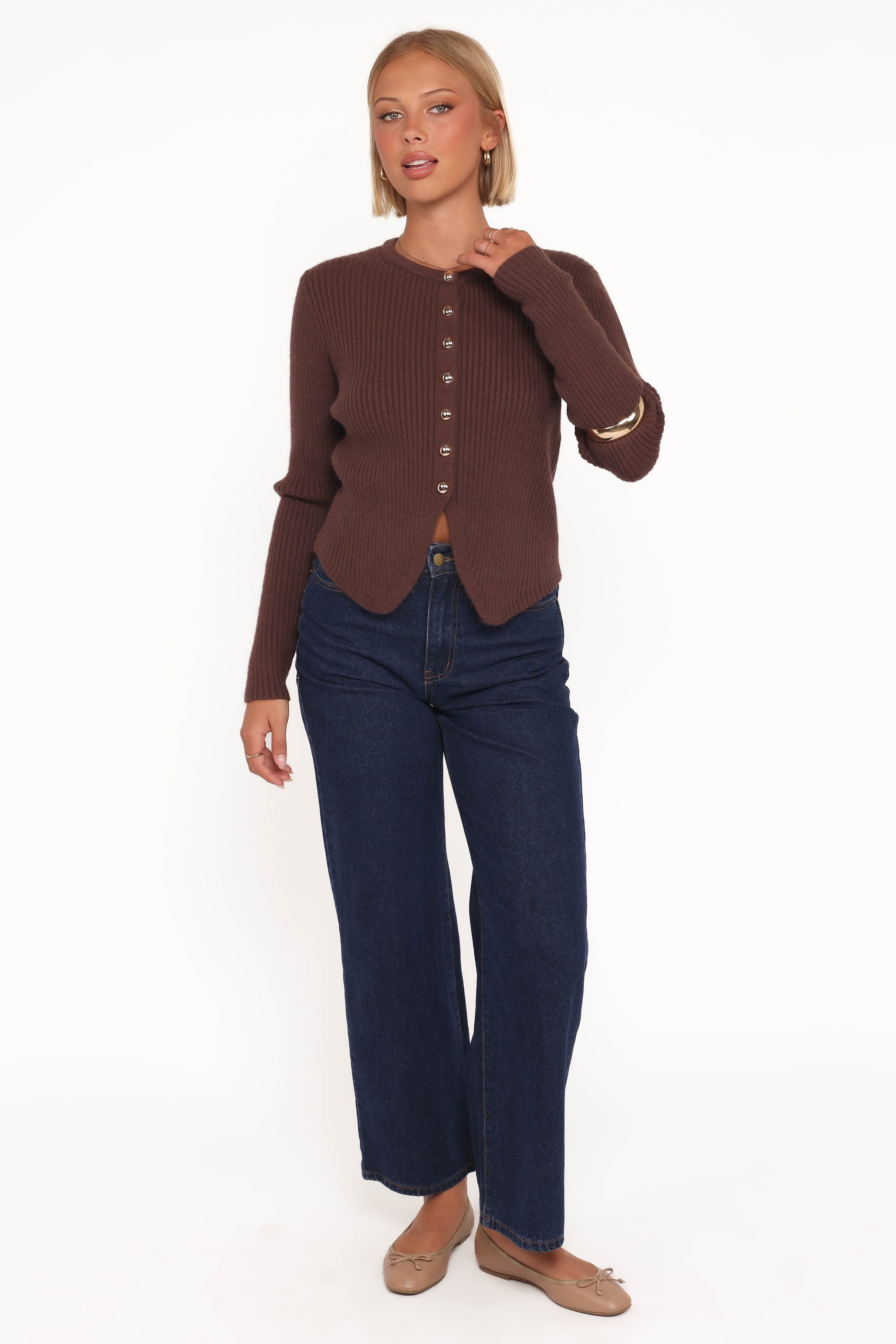 Mia | Cozy Ribbed Cardigan Top
