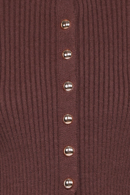 Mia | Cozy Ribbed Cardigan Top