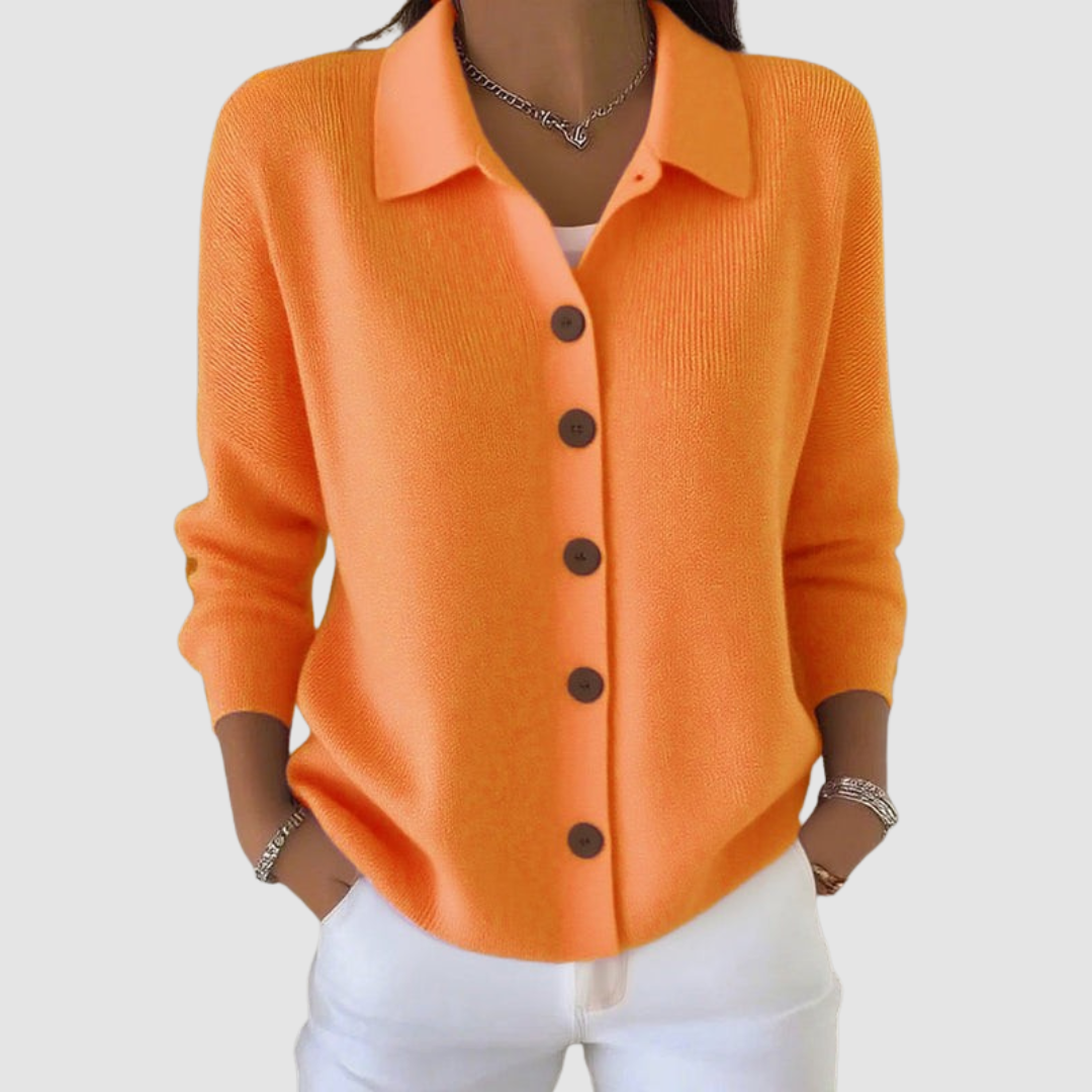 Mia | Cozy Soft Button-Up Knit Cardigan