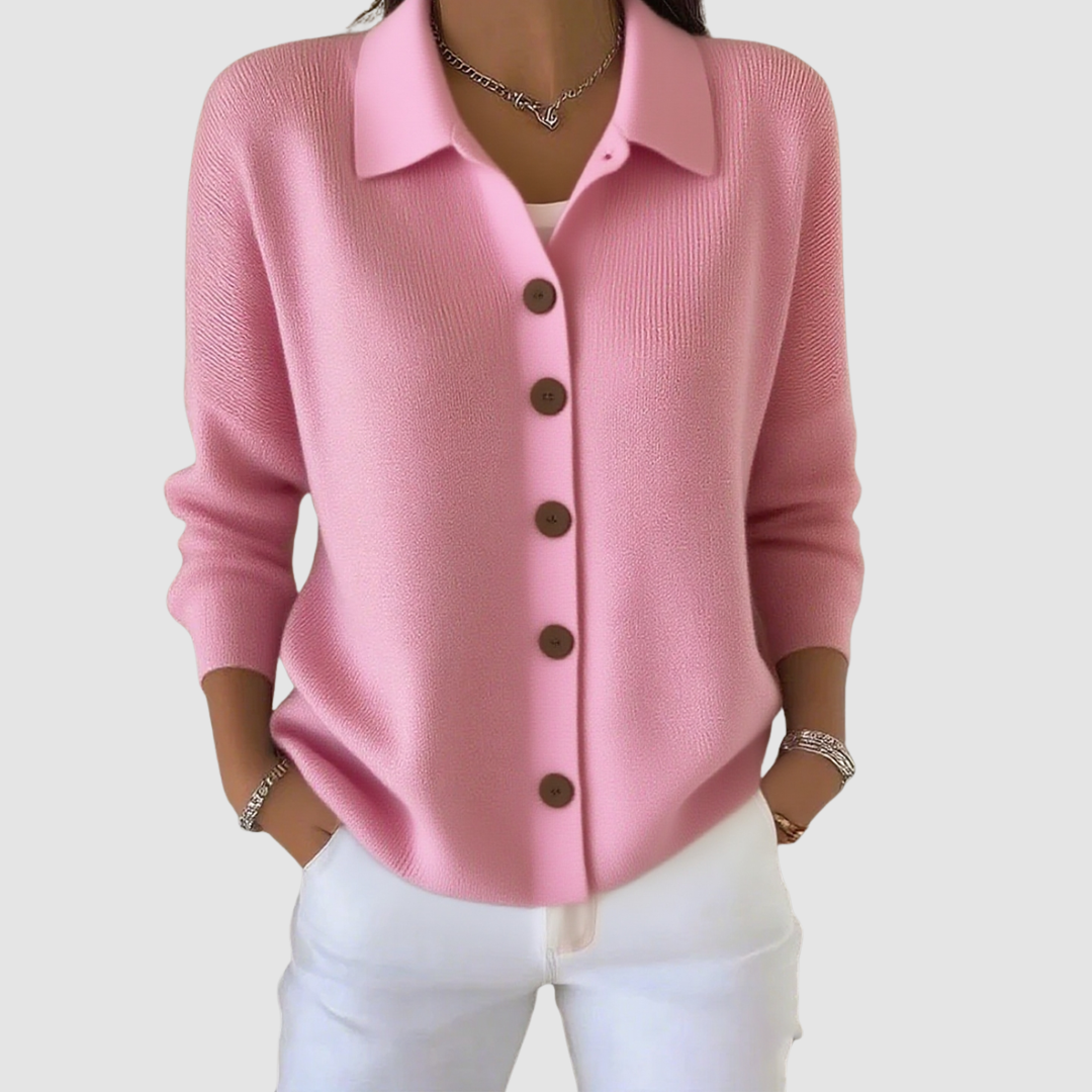 Mia | Cozy Soft Button-Up Knit Cardigan