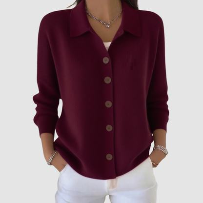Mia | Cozy Soft Button-Up Knit Cardigan