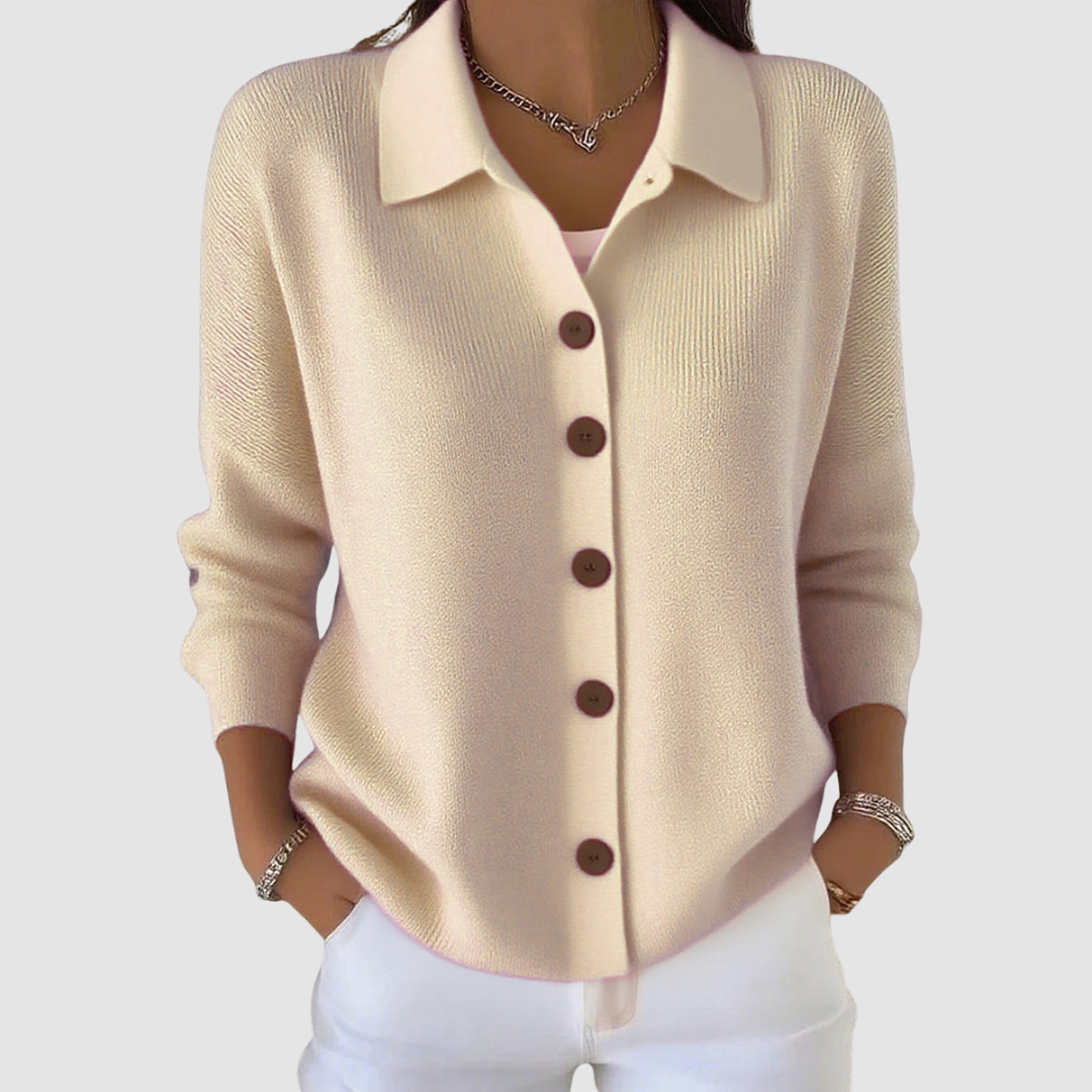 Mia | Cozy Soft Button-Up Knit Cardigan