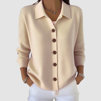 Mia | Cozy Soft Button-Up Knit Cardigan