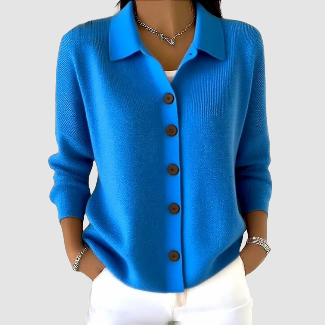 Mia | Cozy Soft Button-Up Knit Cardigan