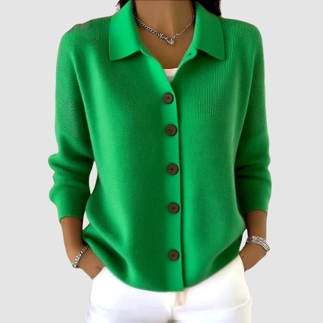 Mia | Cozy Soft Button-Up Knit Cardigan
