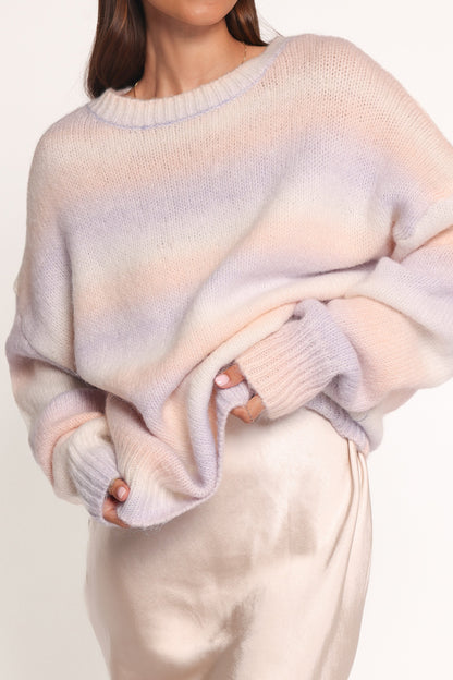 Mia | Cozy Striped Knit Sweater for Women
