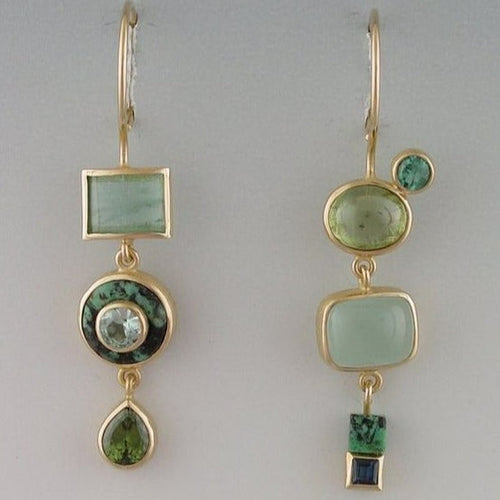 Mia | Elegant Antique Rose Earrings